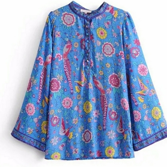 Paradise Found Blouse Lovebird - Picture 4 of 6